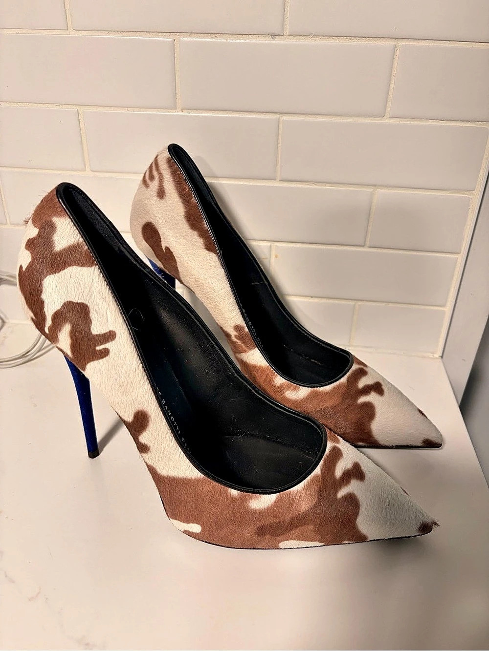 Giuseppe Zanotti pointed-toe pumps Animal Print Heels